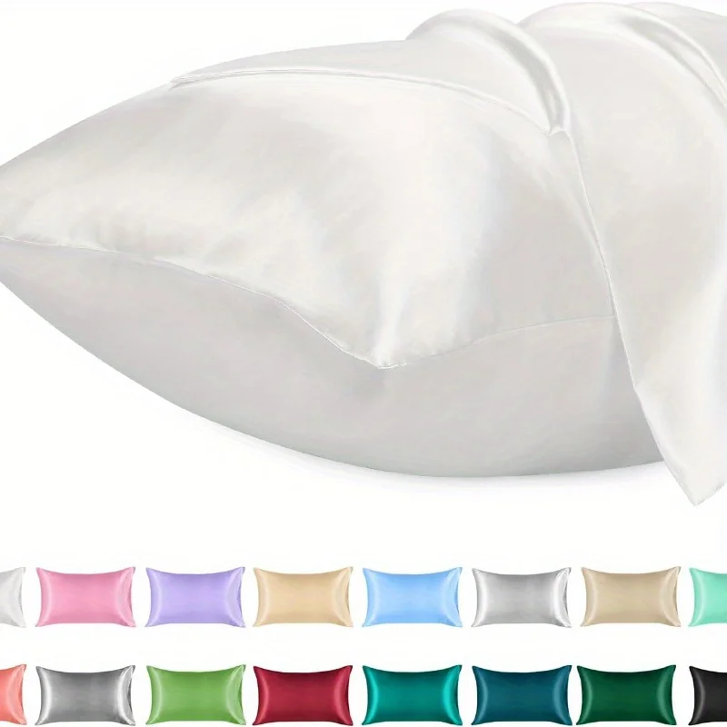 Satin Silk Pillowcase Hair Skin - قطعة واحدة من كيس وسادة الساتان
