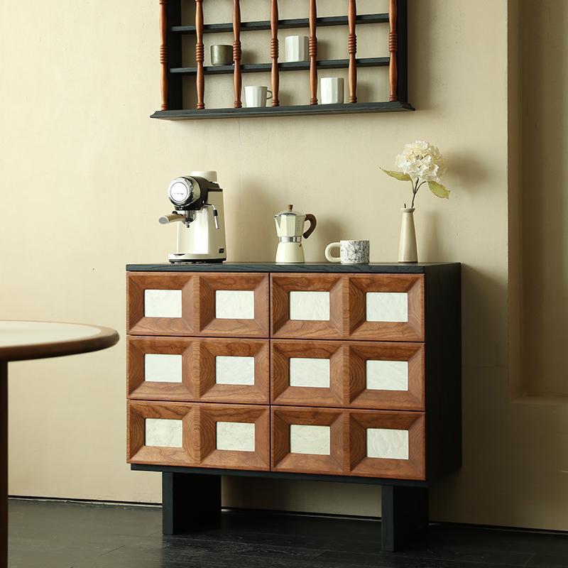 Storage & Organization - خزانة ذات ستة أدراج على الطراز