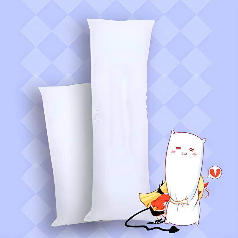 Anti Snore Contour Pillow - وسادة جسم أنيمي طويلة بيضاء للرجال