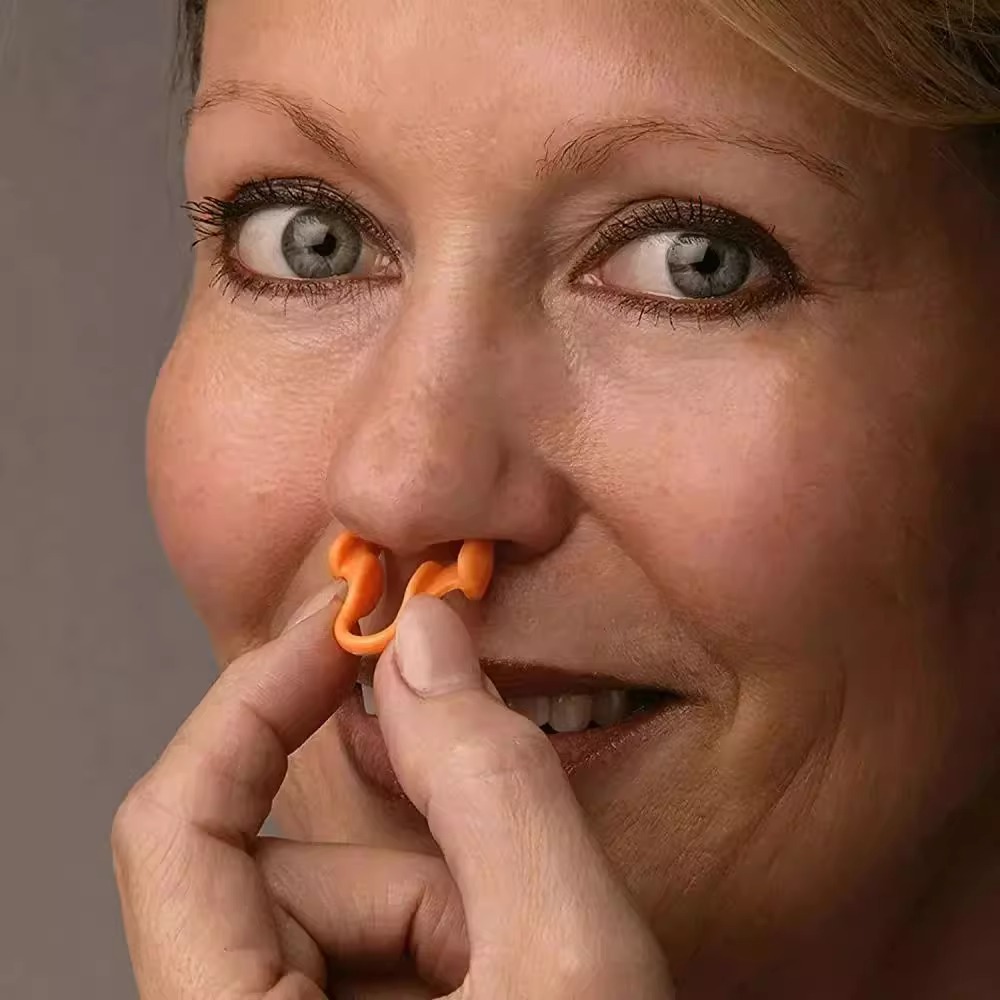 Anti Snore Contour Pillow - جهاز مكافحة الشخير من السيليكون الناعم،