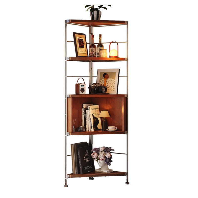Storage & Organization - رف زاوية على الطراز القروسطي، خزانة