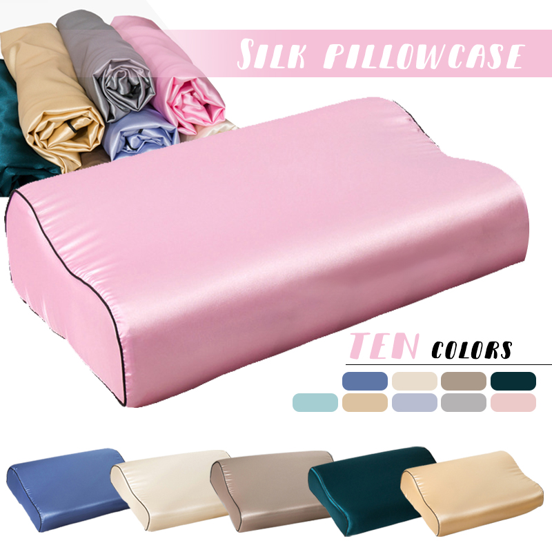 Satin Silk Pillowcase Hair Skin - غطاء وسادة من اللاتكس والساتان الحريري