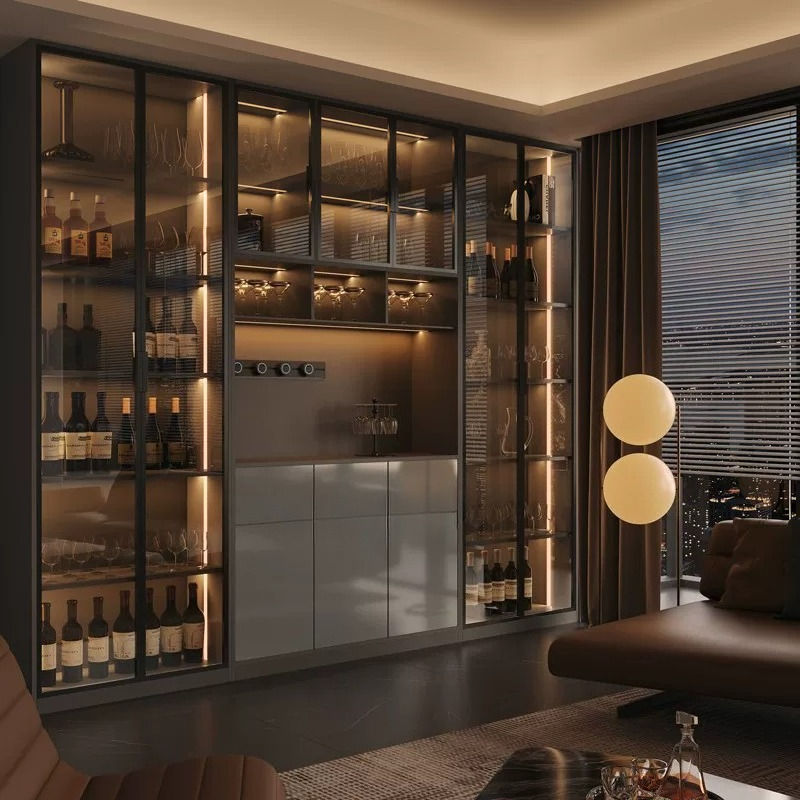 خزانة نبيذ جانبية إيطالية فاخر - مراجعة Storage & Organization وسعره