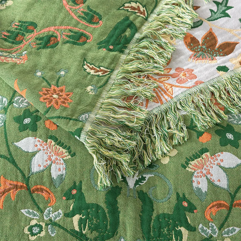 بطانية قطنية نقية منسوجة من ال - مراجعة Muslin Cotton Bedspread وسعره