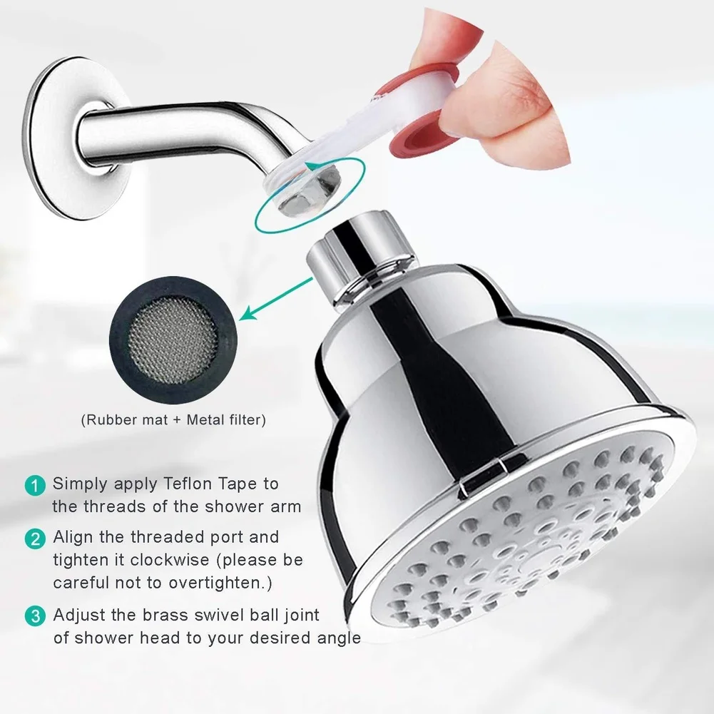 رأس دش محمول عالي الضغط قابل ل - مراجعة High Pressure Shower Head Handheld وسعره