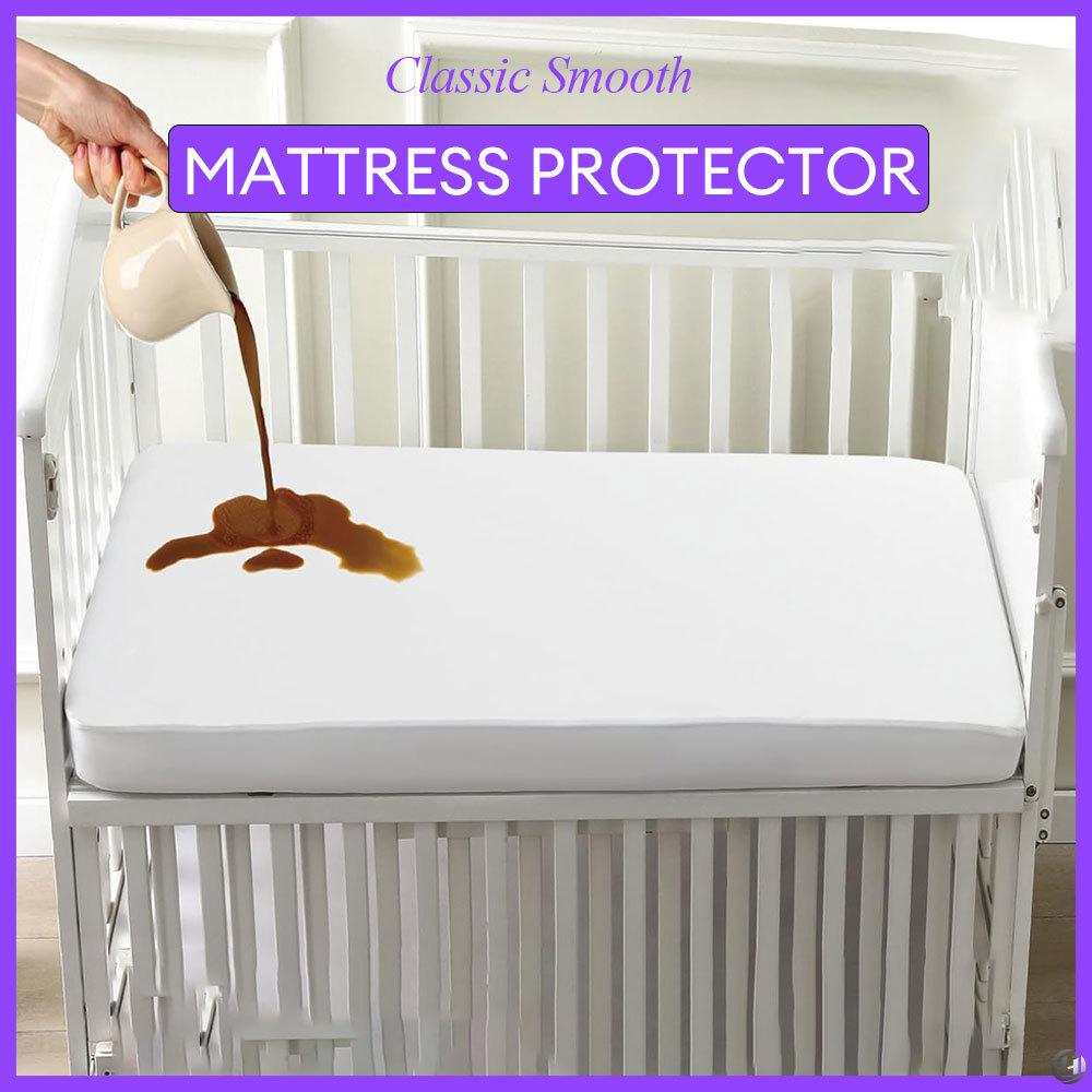 واقي مرتبة سرير أطفال قطعة واح - مراجعة Waterproof Mattress Protector Breathable وسعره