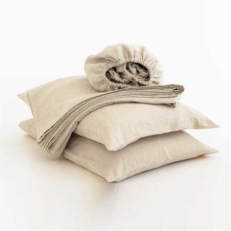 ملاءات سرير ناعمة 100% كتان، ط - مراجعة Fitted Bed Sheets Deep Pocket وسعره
