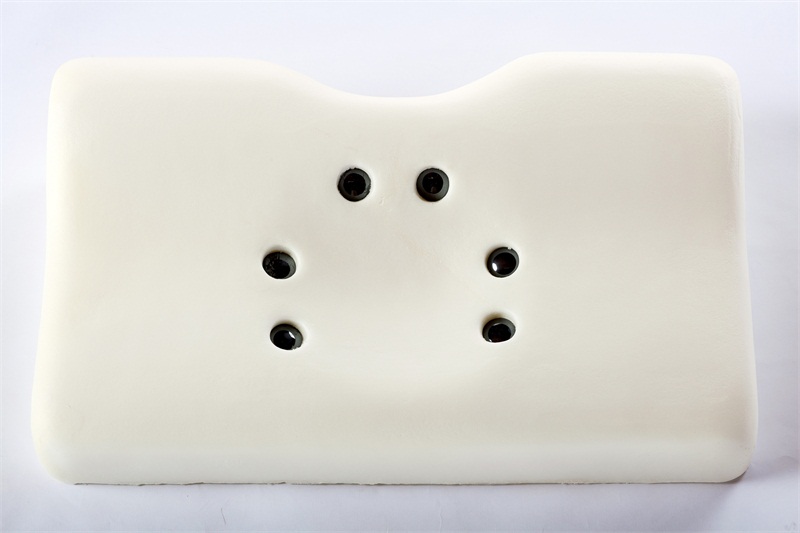 جديد العظام اللاتكس المغناطيسي - مراجعة Memory Foam Orthopedic Pillow Neck Pain وسعره