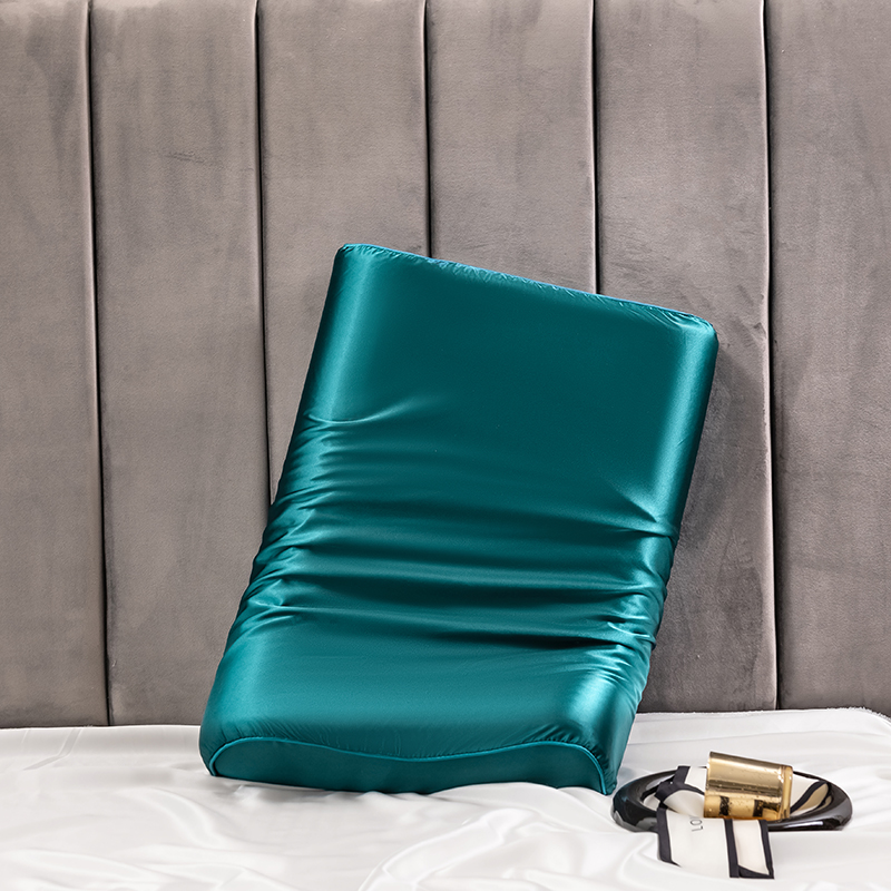 الساتان الحرير المخدة ل رغوة ا - مراجعة Satin Silk Pillowcase Hair Skin وسعره