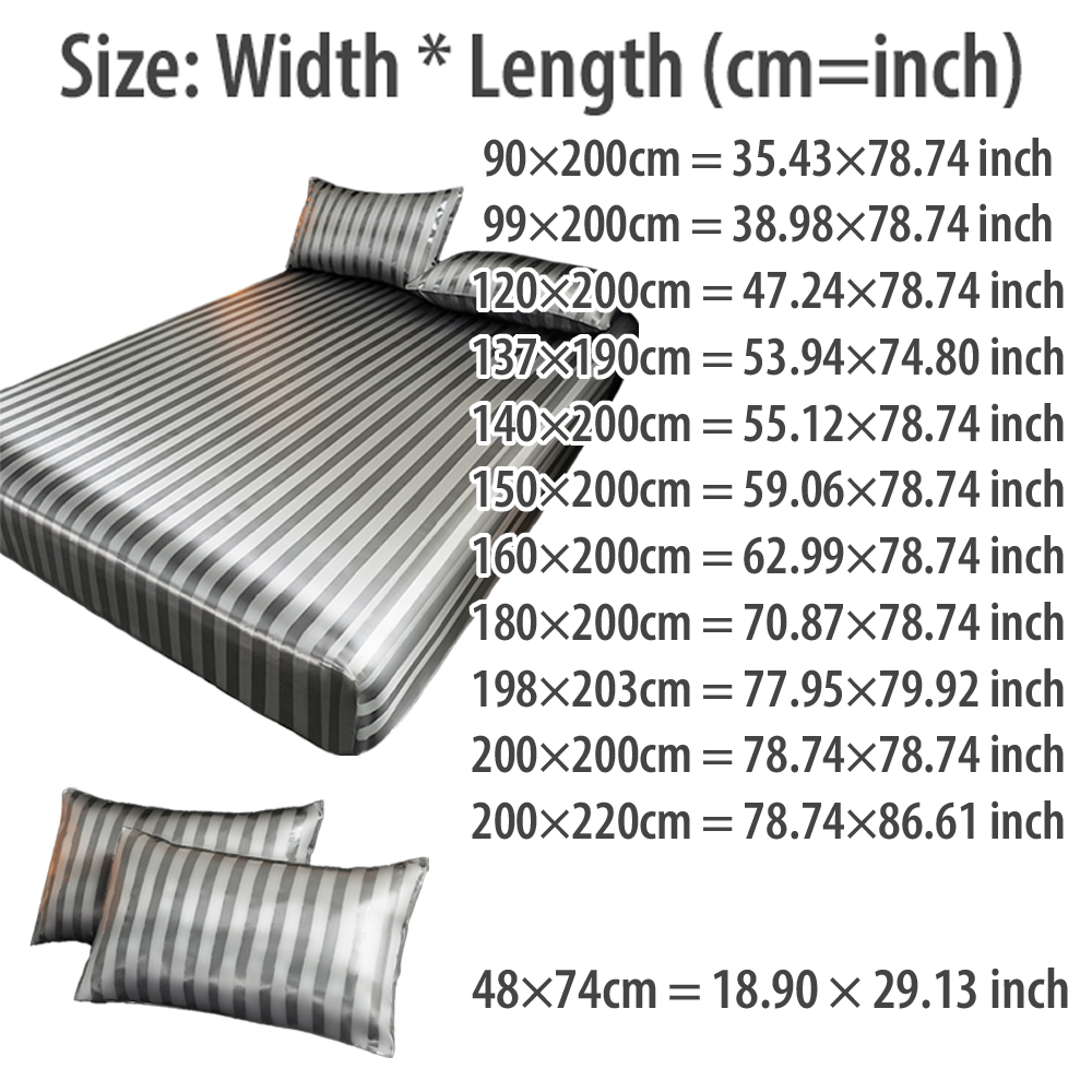 غطاء سرير مخطط جديد، غطاء فاخر - مراجعة Fitted Bed Sheets Deep Pocket وسعره