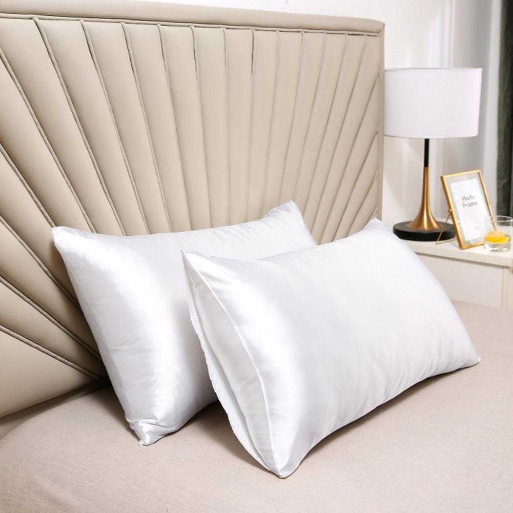الفاخرة كيس وسادة من الساتان ل - مراجعة Satin Silk Pillowcase Hair Skin وسعره