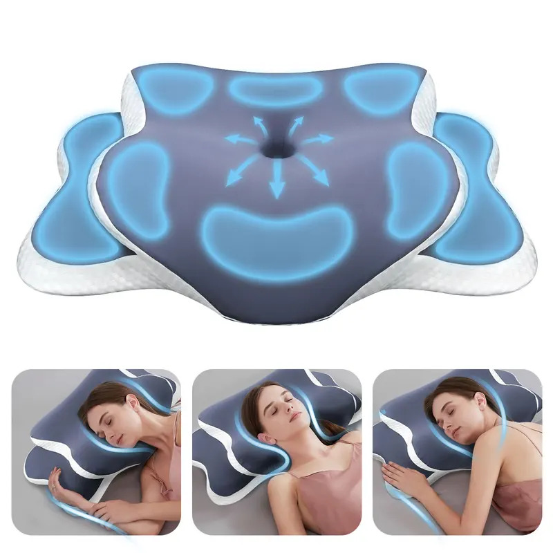 وسادة من الفوم الذاكر، وسادة ل - مراجعة Memory Foam Orthopedic Pillow Neck Pain وسعره