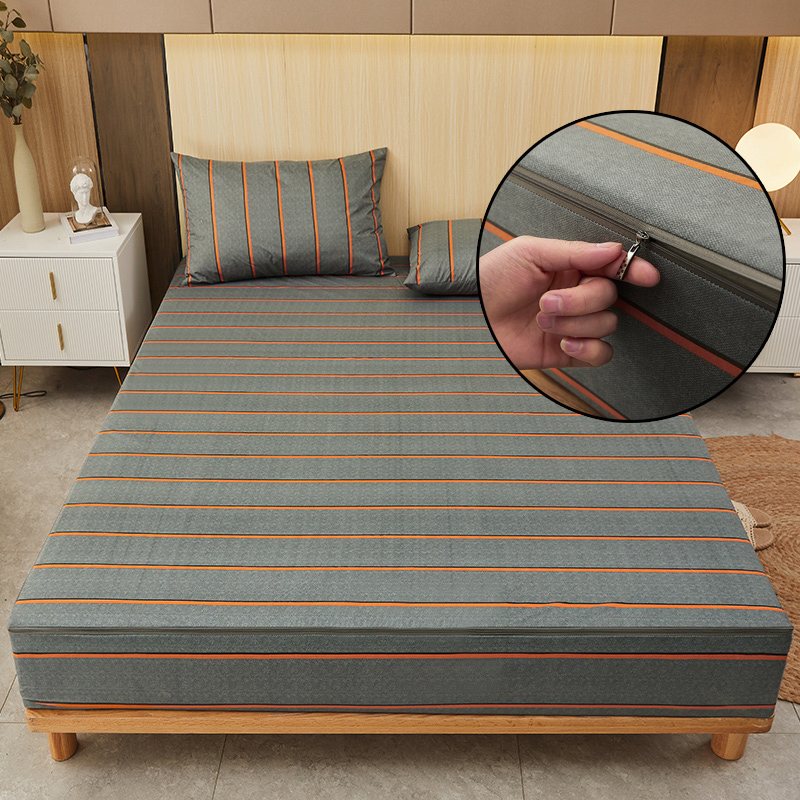 مطبوعة غطاء مرتبة مقاوم للماء  - مراجعة Waterproof Mattress Protector Breathable وسعره