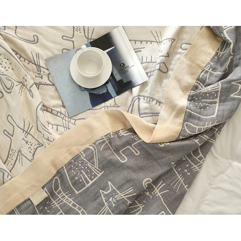 WASART-بطانية لحاف من قطعتين م - مراجعة Muslin Cotton Bedspread وسعره