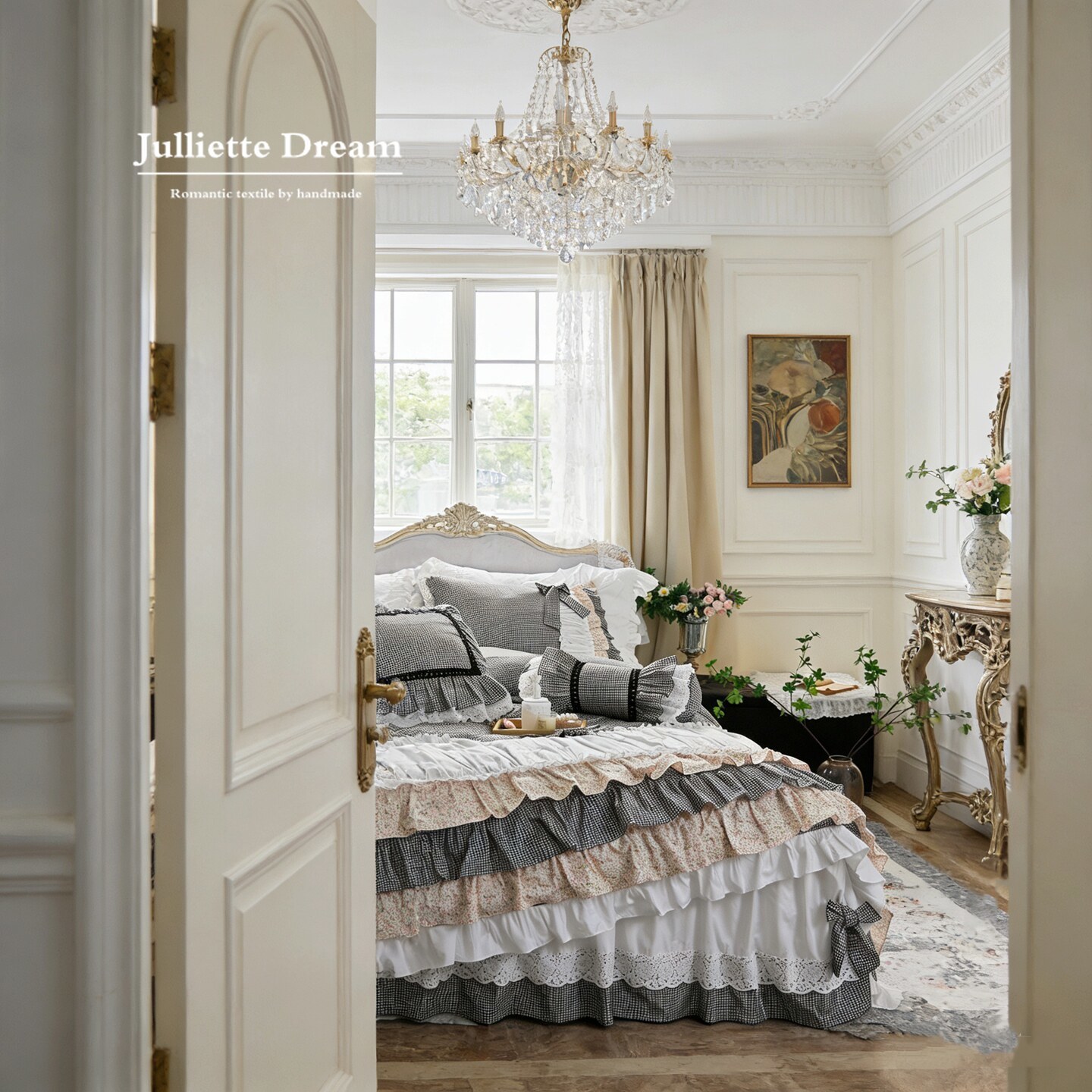 طقم أغطية سرير بتصميم ريفي أني - مراجعة Aesthetic Floral Duvet Cover وسعره