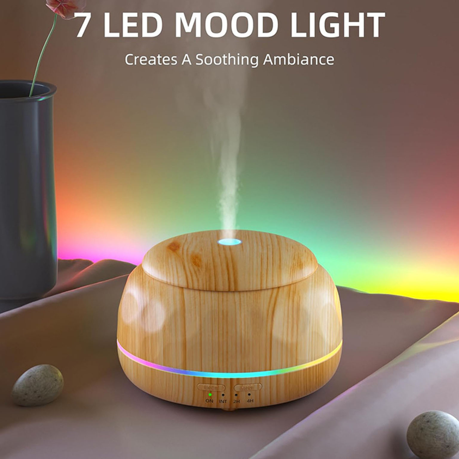 جهاز نشر الزيوت العطرية ومرطب  - مراجعة Lighting وسعره